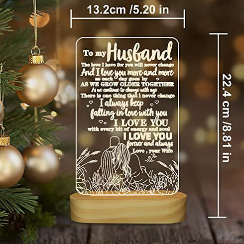 3D Night light for Husband